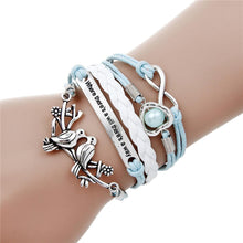 Load image into Gallery viewer, Infinite Double Leather Bracelet