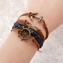 Load image into Gallery viewer, Infinite Double Leather Bracelet