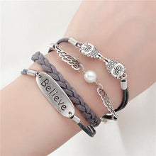 Load image into Gallery viewer, Infinite Double Leather Bracelet