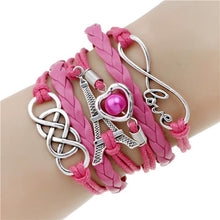 Load image into Gallery viewer, Infinite Double Leather Bracelet