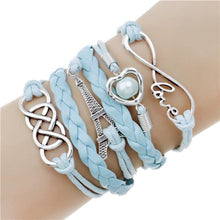 Load image into Gallery viewer, Infinite Double Leather Bracelet
