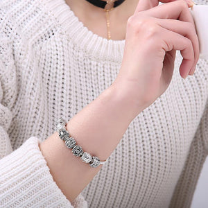 Fashion Silver Color Crystal Bracelet