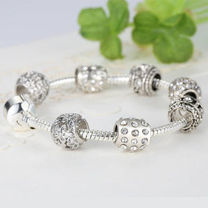 Fashion Silver Color Crystal Bracelet