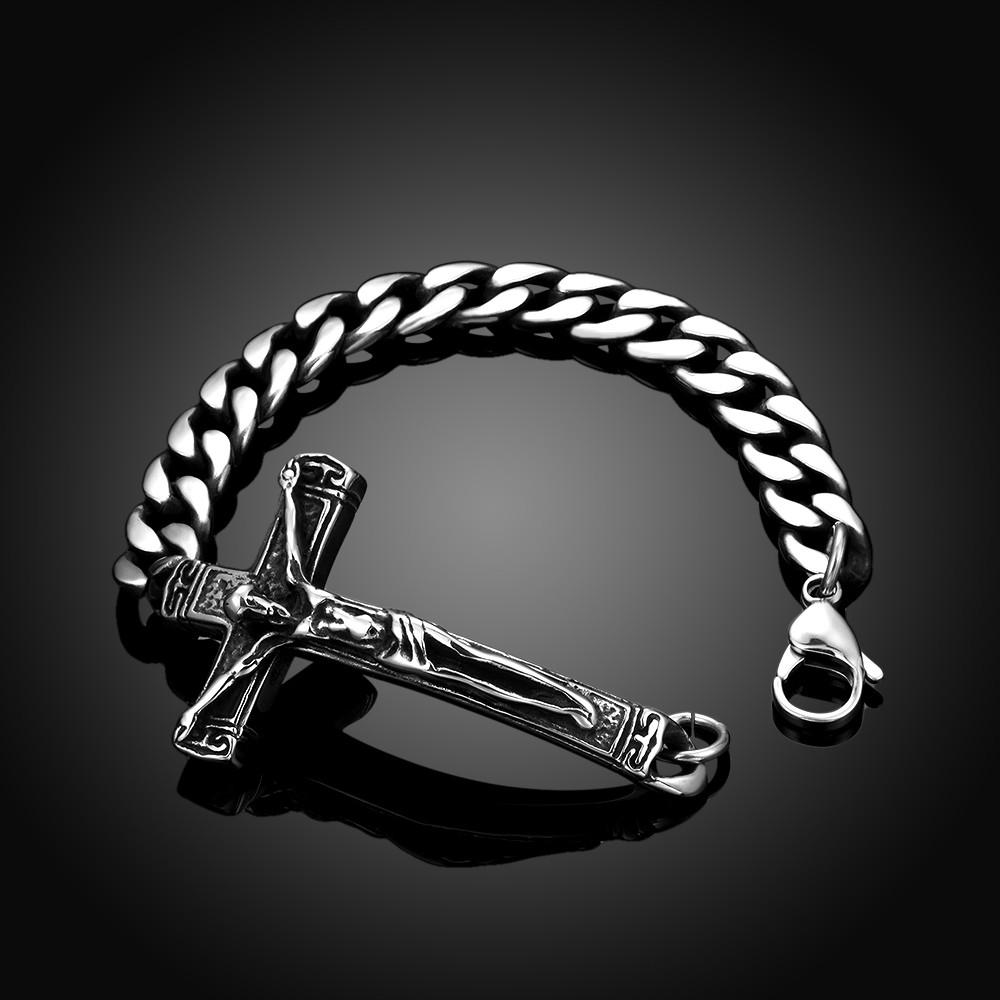 New 2017 Premium Titanium Crucifix Bracelet