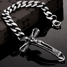 Load image into Gallery viewer, New 2017 Premium Titanium Crucifix Bracelet