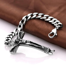 Load image into Gallery viewer, New 2017 Premium Titanium Crucifix Bracelet