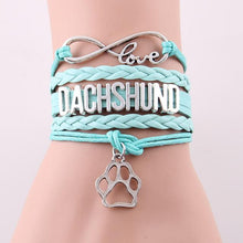 Load image into Gallery viewer, Infinity Love DACHSHUND Bracelet