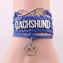 Load image into Gallery viewer, Infinity Love DACHSHUND Bracelet