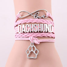 Load image into Gallery viewer, Infinity Love DACHSHUND Bracelet