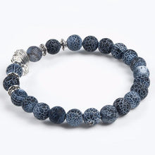 Load image into Gallery viewer, Leopard Tiger Eye Lion Head Bracelet