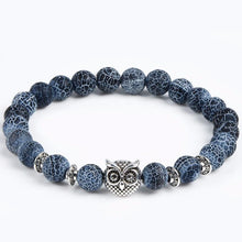 Load image into Gallery viewer, Leopard Tiger Eye Lion Head Bracelet