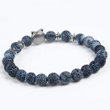 Load image into Gallery viewer, Leopard Tiger Eye Lion Head Bracelet