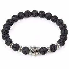 Load image into Gallery viewer, Leopard Tiger Eye Lion Head Bracelet