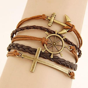Vintage Multilayer Leather Bracelet
