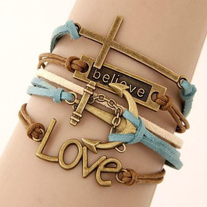 Vintage Multilayer Leather Bracelet