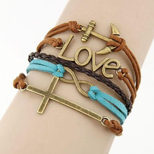 Load image into Gallery viewer, Vintage Multilayer Leather Bracelet