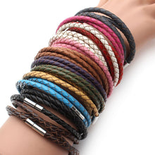 Load image into Gallery viewer, Braided Leather Bracelet