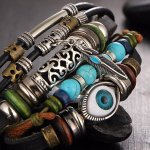 Punk Design Turkish Evil Eye Bracelet