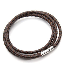 Load image into Gallery viewer, Braided Leather Bracelet