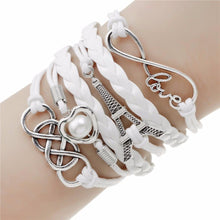 Load image into Gallery viewer, Infinite Double Leather Bracelet
