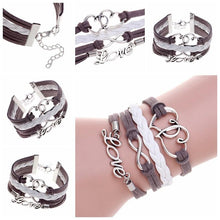 Load image into Gallery viewer, Infinite Double Leather Bracelet