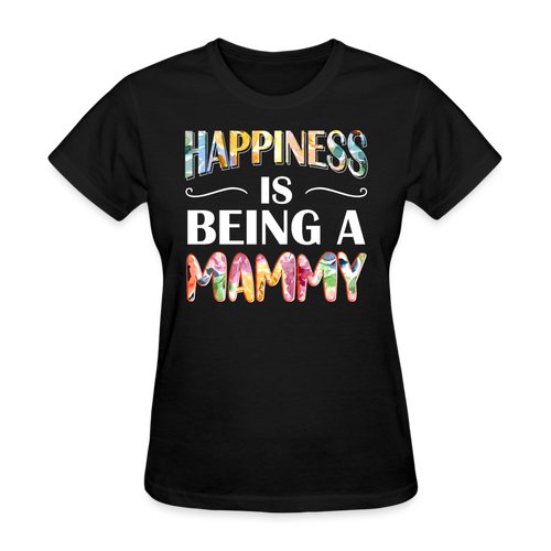 Being A Mammy - Mother's Day Gift, Family Shirts Women, Woman Birthday T Shirts, Summer Tops, Beach T Shirts - black