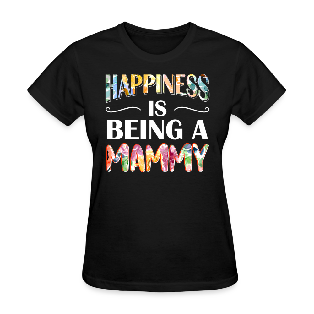 Being A Mammy - Mother's Day Gift, Family Shirts Women, Woman Birthday T Shirts, Summer Tops, Beach T Shirts - black