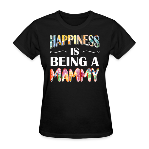Being A Mammy - Mother's Day Gift, Family Shirts Women, Woman Birthday T Shirts, Summer Tops, Beach T Shirts - black