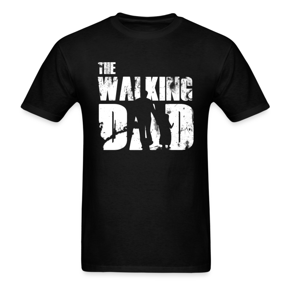 The Walking Dad - Father's Day Shirts Men, Birthday T Shirts, Summer Tops, Beach T Shirts - black