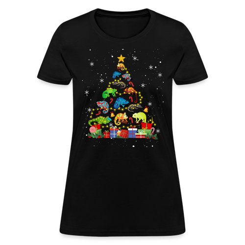 Christmas - Chameleon Christmas - Family Shirts Men, Woman Christmas T Shirts - black