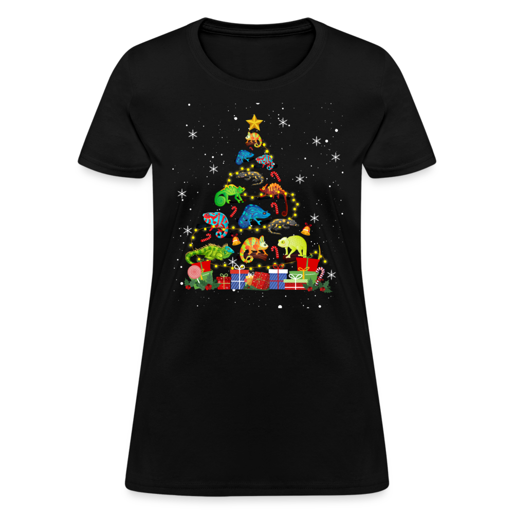 Christmas - Chameleon Christmas - Family Shirts Men, Woman Christmas T Shirts - black