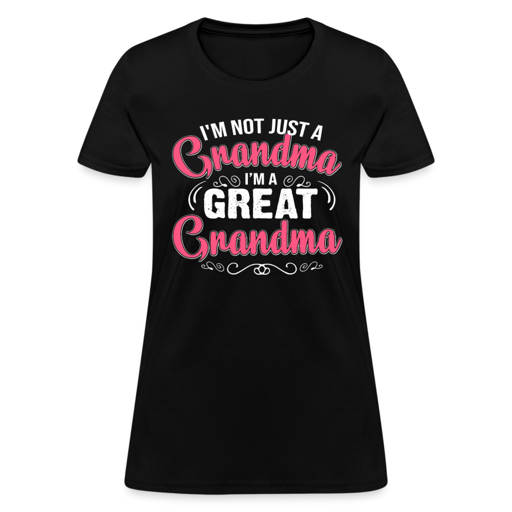 I'm A Great Grandma - Family Shirts Men, Woman Birthday T Shirts, Summer Tops, Beach T Shirts - black